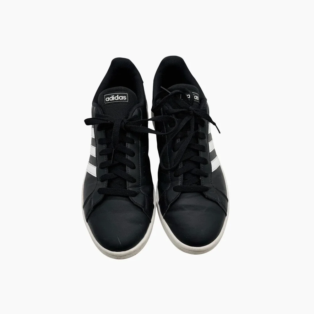Adidas Grand Court‎ 2.0 Shoes Black White Men's Size 10.5 Casual Sneakers